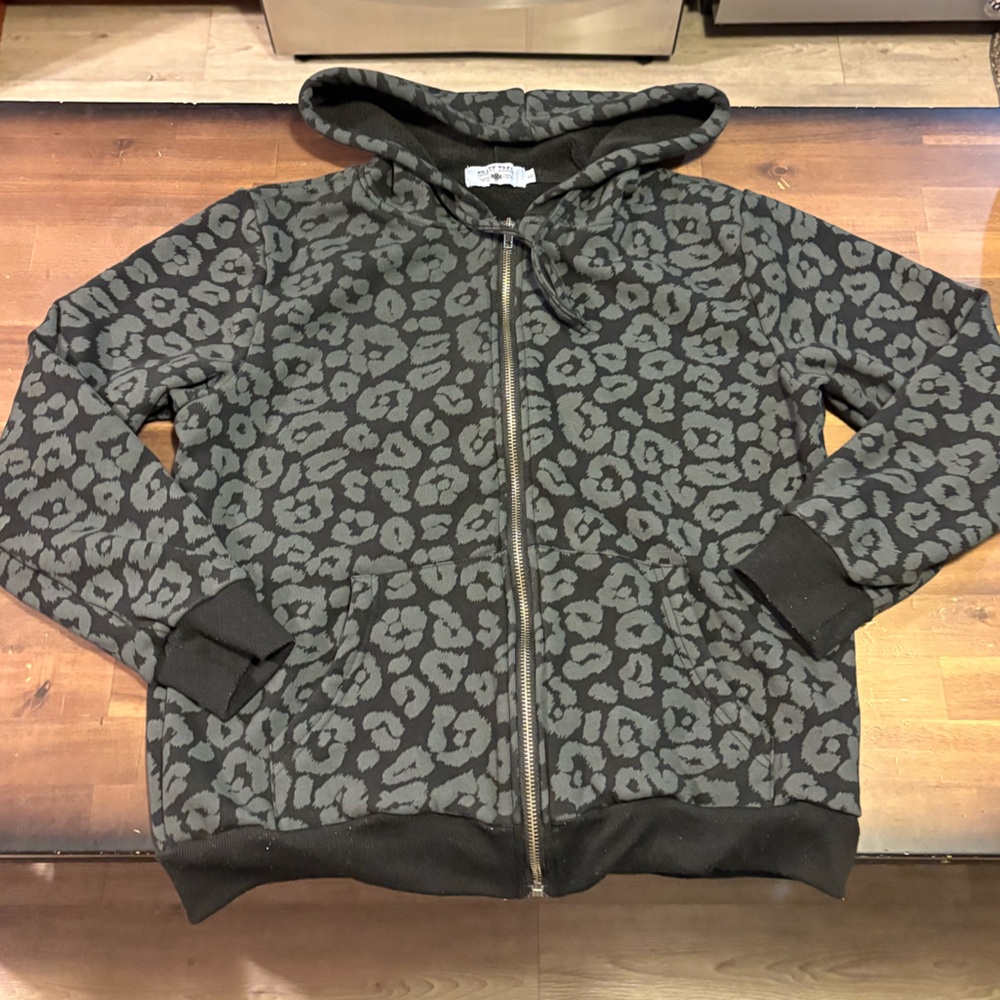 Black Leopard print jacket